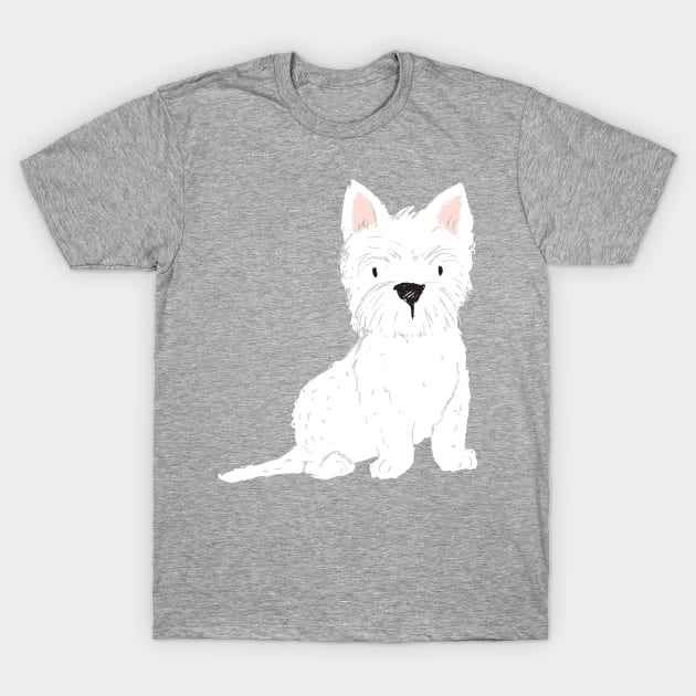 Westie T-Shirt by JunkyDotCom